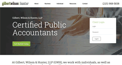 Desktop Screenshot of gwh-accounting.com